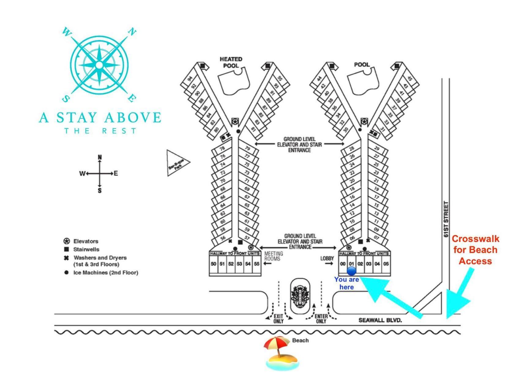 Cdm 201 - Pier Paradise Galveston Eksteriør bilde